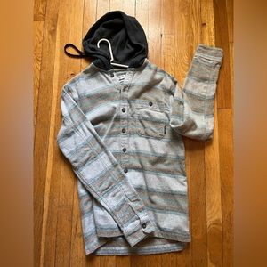 Retro Billabong Hooded Flannel.